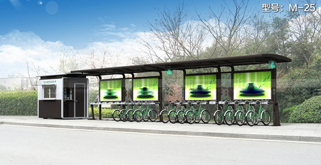 城市公共自行车系统 铝单板车棚的材料优势与核心作用